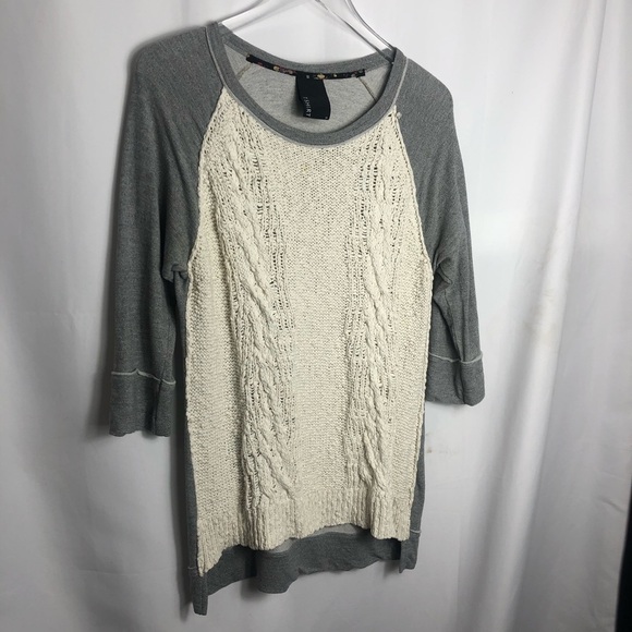 dolan Sweaters - DOLAN Park knit white crochet Sweater t shirt size Medium 0816